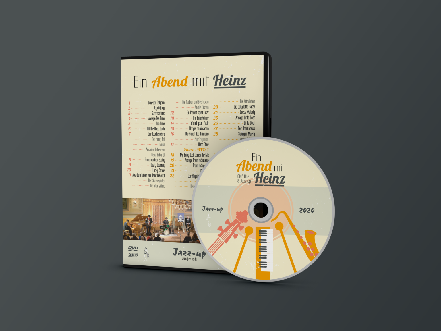 Coverdesign 'Jazz up' DVD